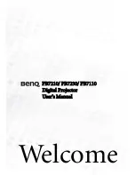 BenQ PB7110 User Manual preview