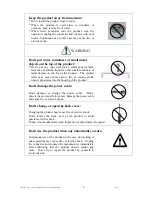 Preview for 5 page of BenQ PDP46W1 - 46W1 - 46" Plasma Panel User Manual