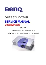 BenQ PE8700 - DLP Projector - HD Service Manual предпросмотр