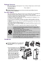 Preview for 2 page of BenQ PL19_D User Manual