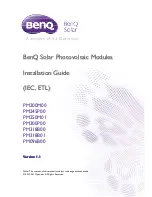 Предварительный просмотр 1 страницы BenQ PM096B00 Installation Manual