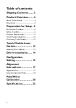 Preview for 2 page of BenQ PointWrite PT02 User Manual