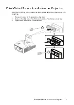 Предварительный просмотр 7 страницы BenQ PointWrite PW31U User Manual