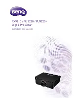 BenQ PU9220+ Installation Manual preview