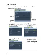 Preview for 31 page of BenQ PU9220 User Manual