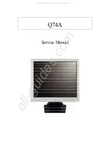 Preview for 1 page of BenQ Q74A Service Manual