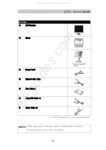 Предварительный просмотр 6 страницы BenQ Q74A Service Manual