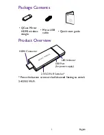 Preview for 3 page of BenQ QCast Mirror QP20 Quick Start Manual