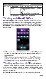 Preview for 10 page of BenQ QCast User Manual
