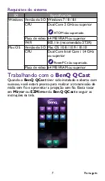 Предварительный просмотр 22 страницы BenQ QCast User Manual