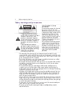 Предварительный просмотр 6 страницы BenQ RE6501 User Manual