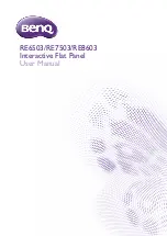 BenQ RE6503 User Manual preview