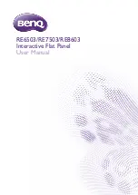 BenQ RE6503 User Manual предпросмотр