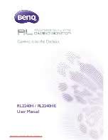 BenQ RL2240H User Manual preview