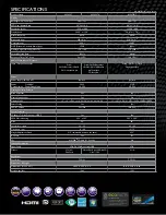 Preview for 4 page of BenQ RL2450HT Specifications