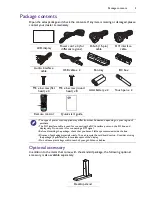 Предварительный просмотр 9 страницы BenQ RP550+ User Manual