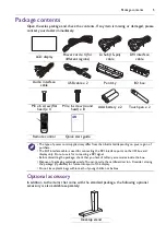 Preview for 9 page of BenQ RP551+ User Manual