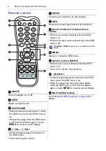 Предварительный просмотр 18 страницы BenQ RP551+ User Manual