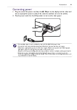 Предварительный просмотр 27 страницы BenQ RP551+ User Manual