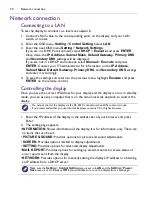 Предварительный просмотр 34 страницы BenQ RP551+ User Manual