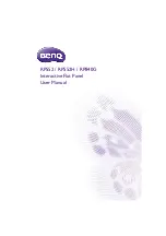 BenQ RP552 User Manual preview