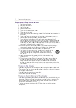 Предварительный просмотр 6 страницы BenQ RP552 User Manual