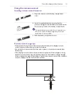 Предварительный просмотр 17 страницы BenQ RP553K User Manual