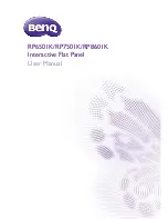 BenQ RP6501K User Manual preview