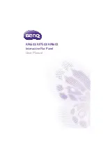 BenQ RP6502 User Manual preview