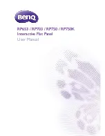 BenQ RP653 User Manual preview