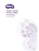 BenQ RP654K User Manual preview