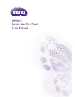 BenQ RP700+ User Manual preview