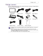 Preview for 9 page of BenQ RP700+ User Manual