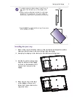 Предварительный просмотр 11 страницы BenQ RP700+ User Manual