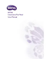 BenQ RP790 User Manual preview