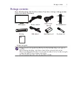 Preview for 9 page of BenQ RP790 User Manual