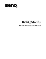 Preview for 1 page of BenQ S670C User Manual