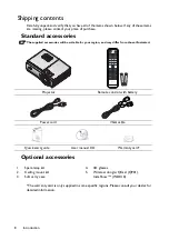 Preview for 8 page of BenQ SH753 User Manual