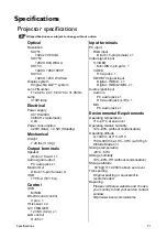 Preview for 71 page of BenQ SH753 User Manual