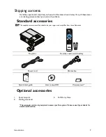 Preview for 9 page of BenQ SH915 User Manual