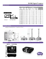 Предварительный просмотр 2 страницы BenQ SH940 Datasheet