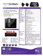 Preview for 1 page of BenQ SH960+ Specifications