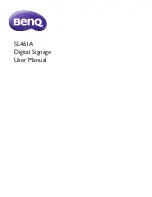 BenQ SL461A User Manual preview