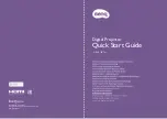 Предварительный просмотр 1 страницы BenQ SU765 Quick Start Manual