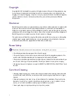 Preview for 2 page of BenQ SW Series User Manual