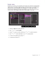 Предварительный просмотр 47 страницы BenQ SW Series User Manual