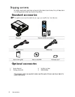 Preview for 8 page of BenQ SX912 User Manual