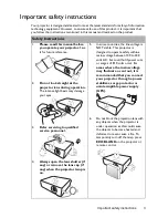 Preview for 3 page of BenQ SX914 User Manual