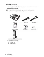 Preview for 8 page of BenQ SX914 User Manual