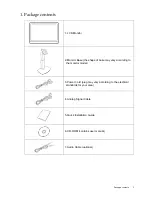 Preview for 3 page of BenQ T241WA User Manual